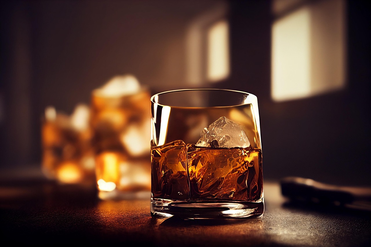 whiskey, alcohol, drink, glass, on the rocks, spirit, liquor, closeup, whiskey, whiskey, whiskey, whiskey, whiskey