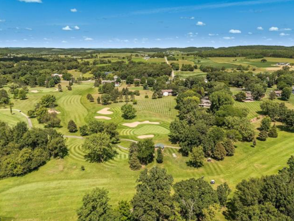 Overview of golf course for members newsletter page